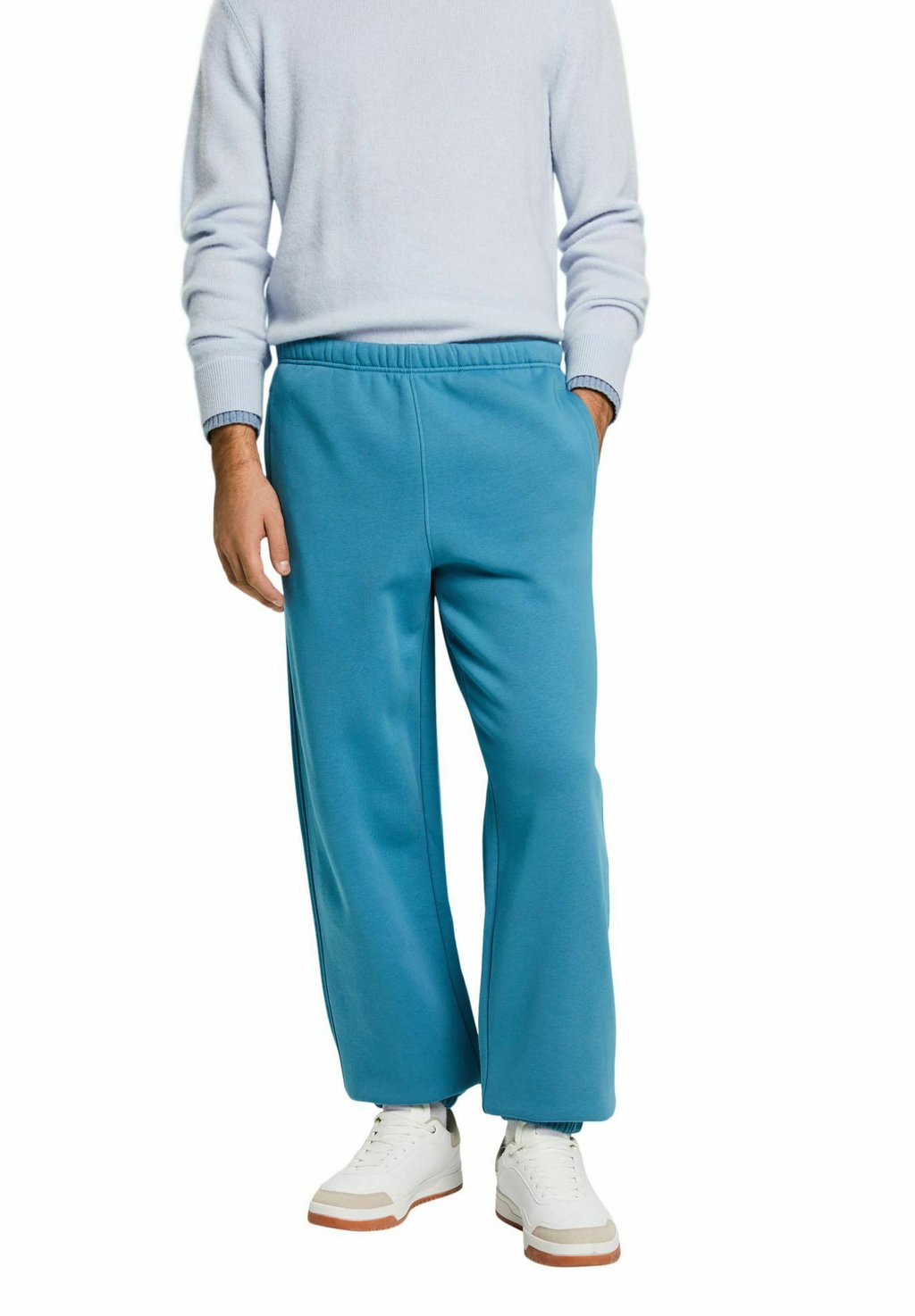 Тренировочные брюки Esprit, синий зауженные тренировочные брюки esprit светло синий