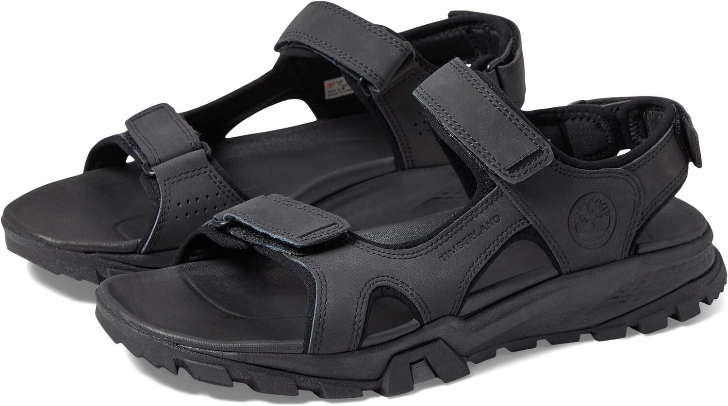 

Сандалии Lincoln Peak Strap Sandal Timberland, черная кожа