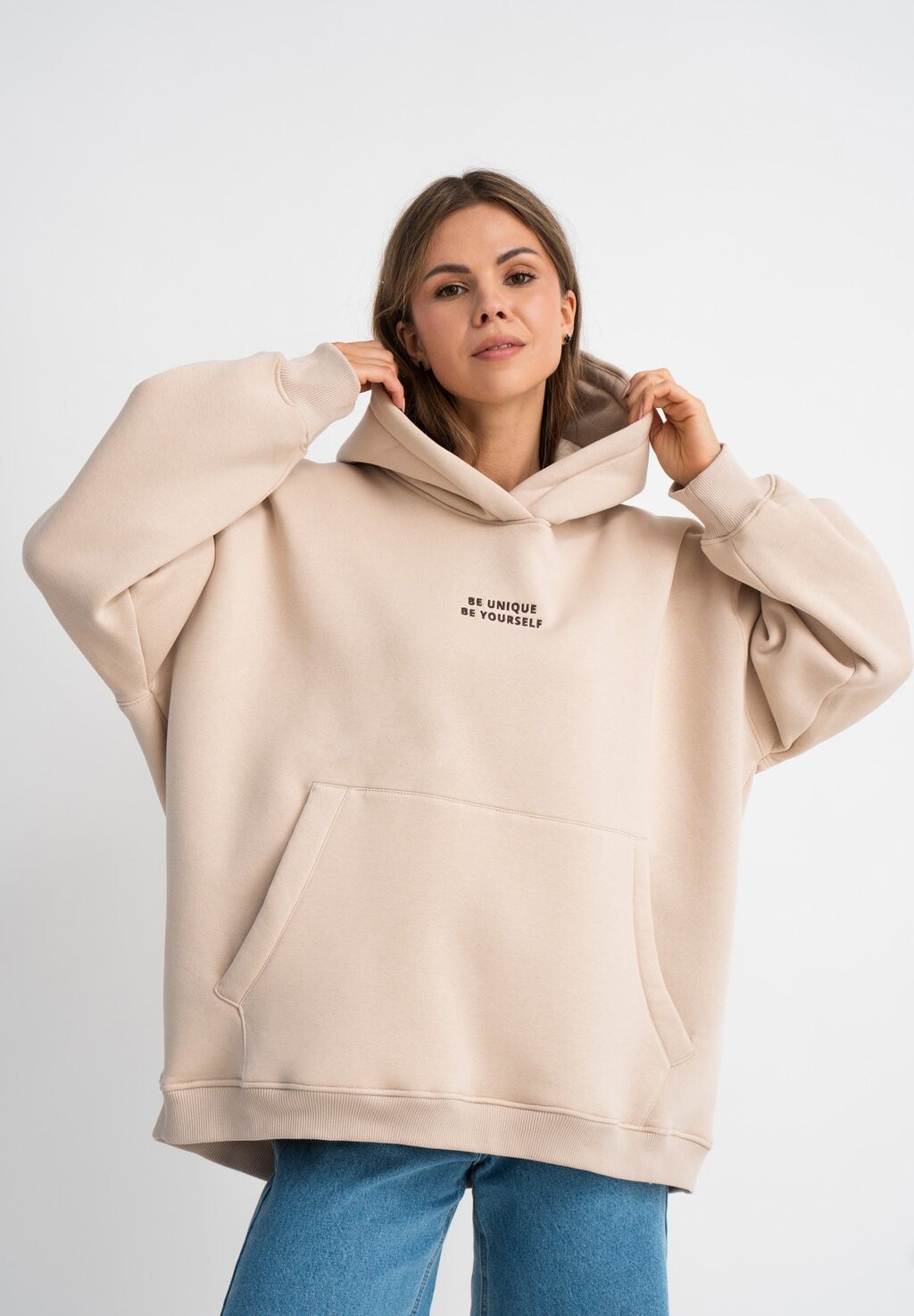 

Толстовка EMBROIDERY Mirons, цвет beige