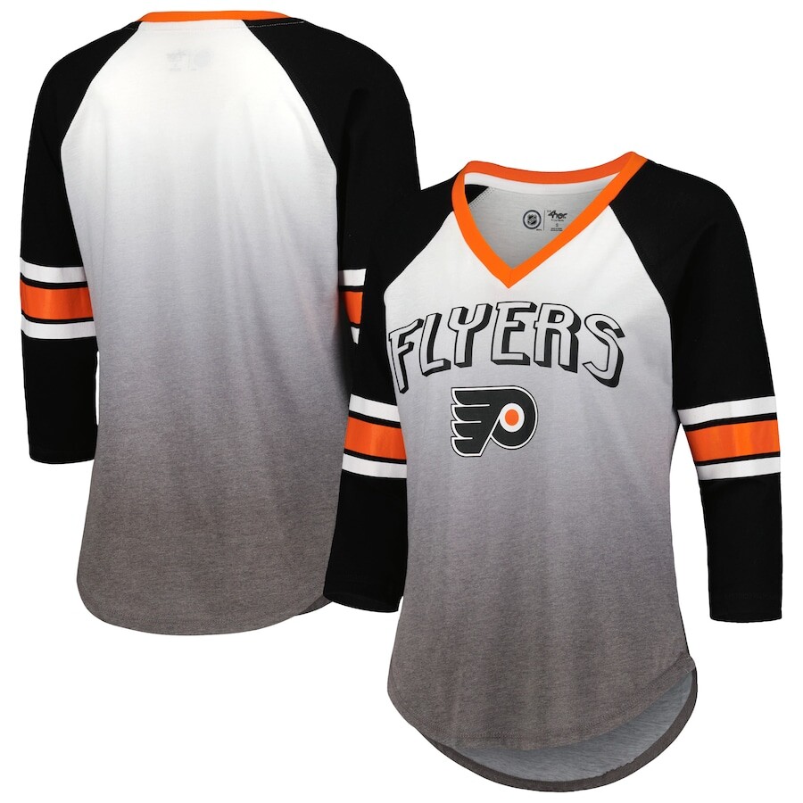 

Футболка с длинным рукавом G-III 4Her by Carl Banks Philadelphia Flyers, черный