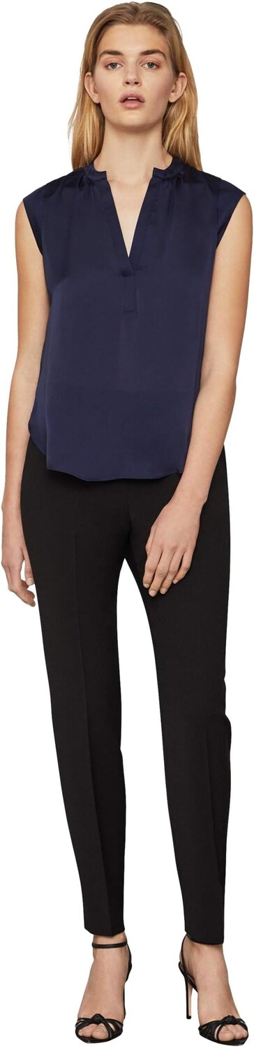 

Топ BCBGMAXAZRIA V-Neck Shell Top, цвет Pacific Blue