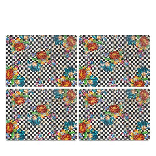 Пробковые салфетки Courtly Flower Market, набор из 4 шт. Mackenzie-Childs, цвет Multi mackenzie ian feast days