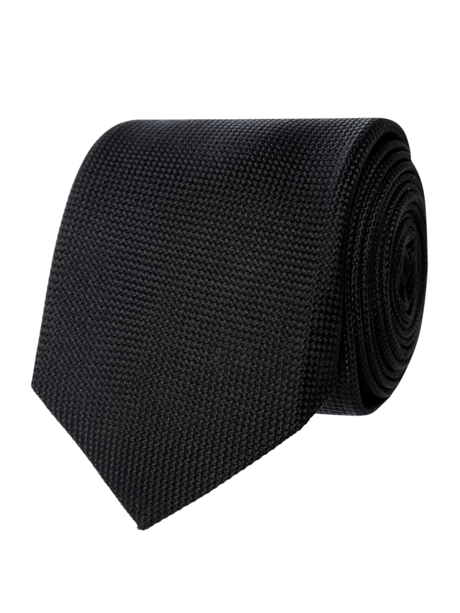 Галстук из чистого шелка (7 см) Blick, черный