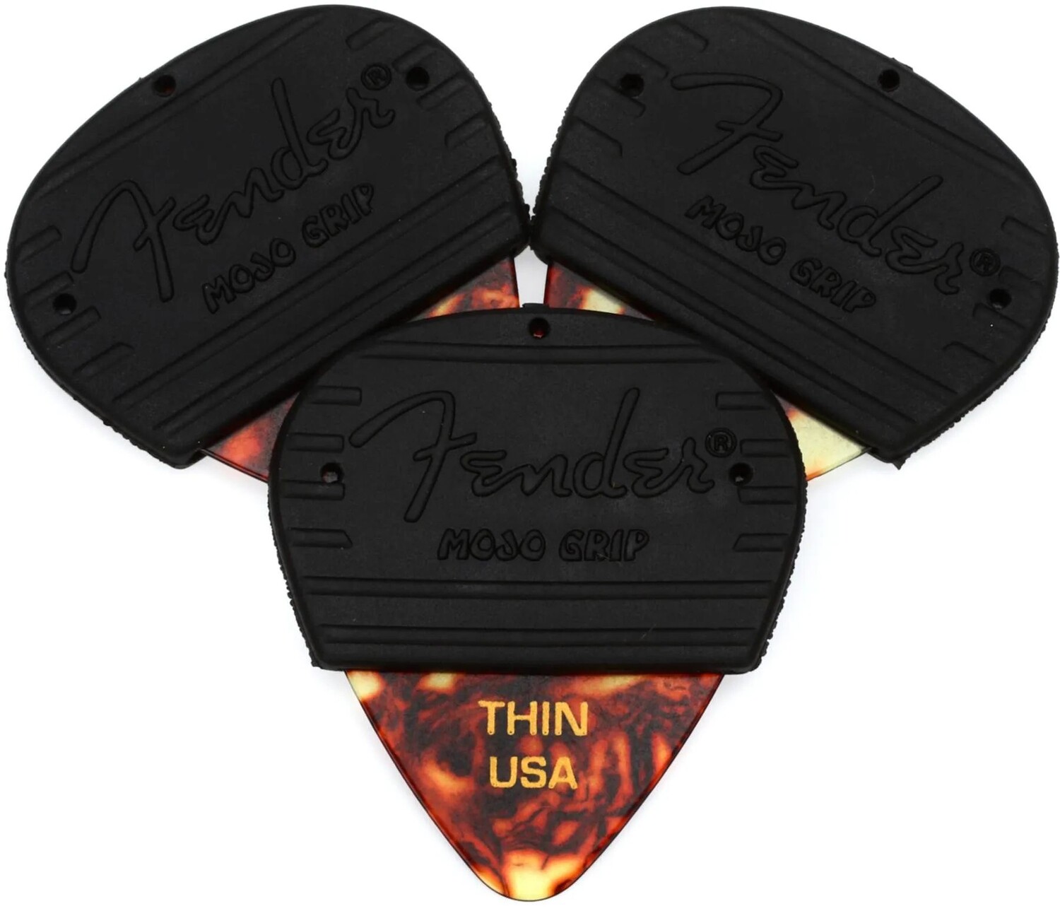 

Целлулоидные медиаторы Fender Mojo Grip Thin Tortoise (3 шт.)