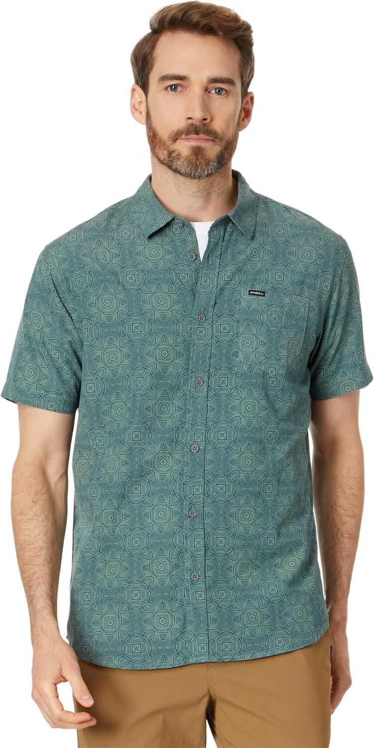 

Рубашка Oasis Eco Standard Short Sleeve Woven O'Neill, цвет Cadet Blue