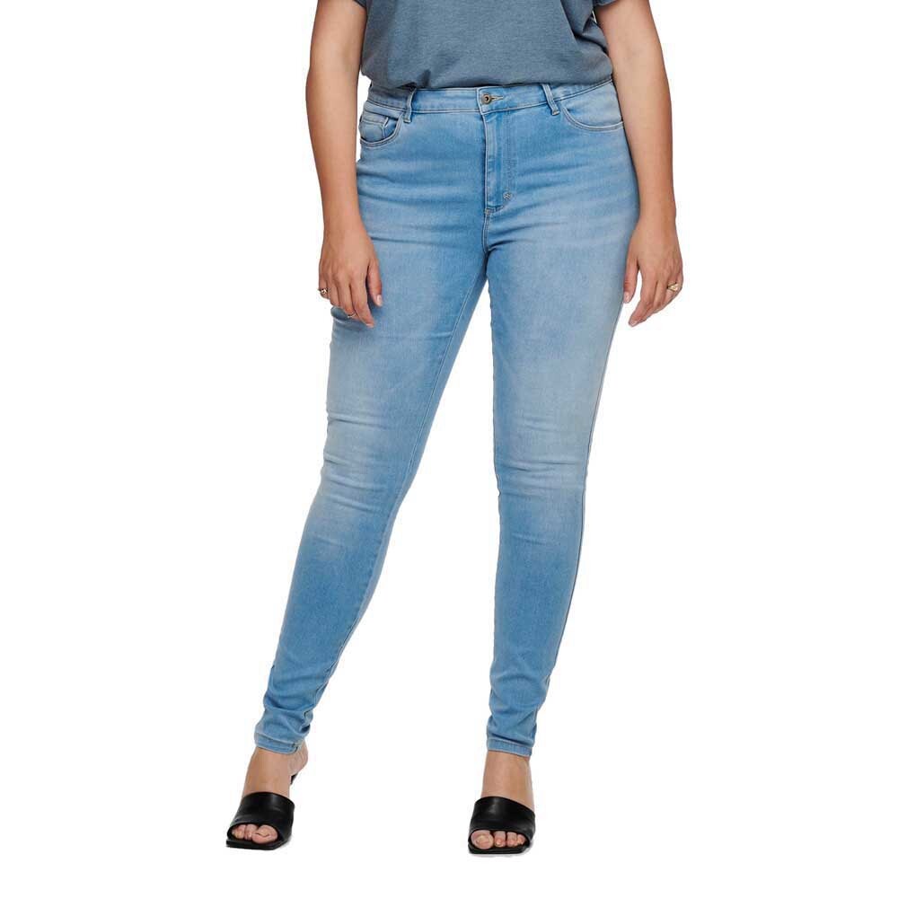 

Джинсы Only Carmakoma Augusta Skinny Fiit Bj13333 High Waist, синий