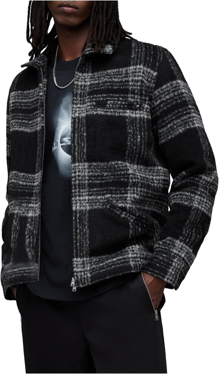 

Куртка Phoenix Jacket AllSaints, цвет Jet Black