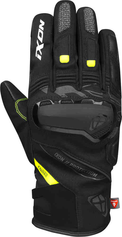 Водонепроницаемые зимние мотоциклетные перчатки Pro Knarr Ixon, черный/серый/желтый