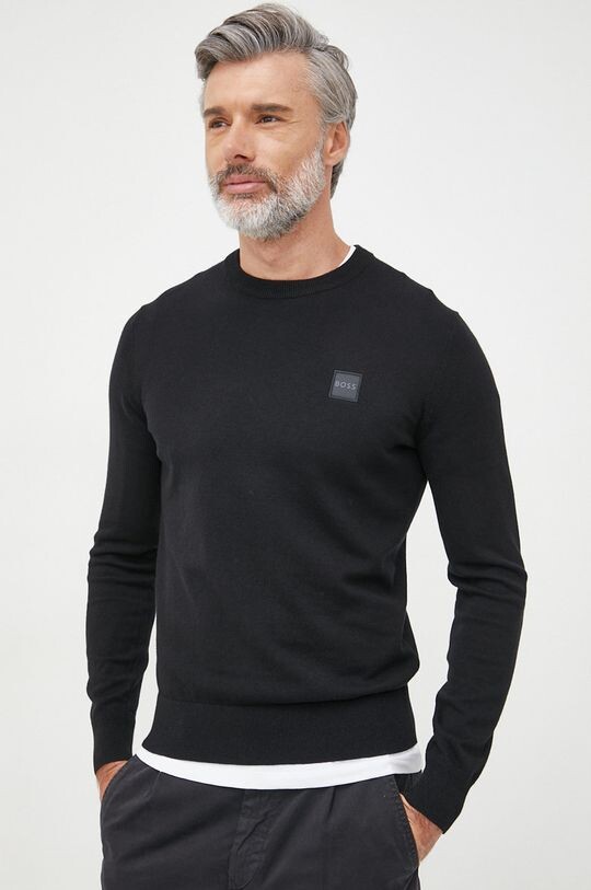 

Свитер BOSS с добавлением кашемира BOSS CASUAL Boss Orange, черный