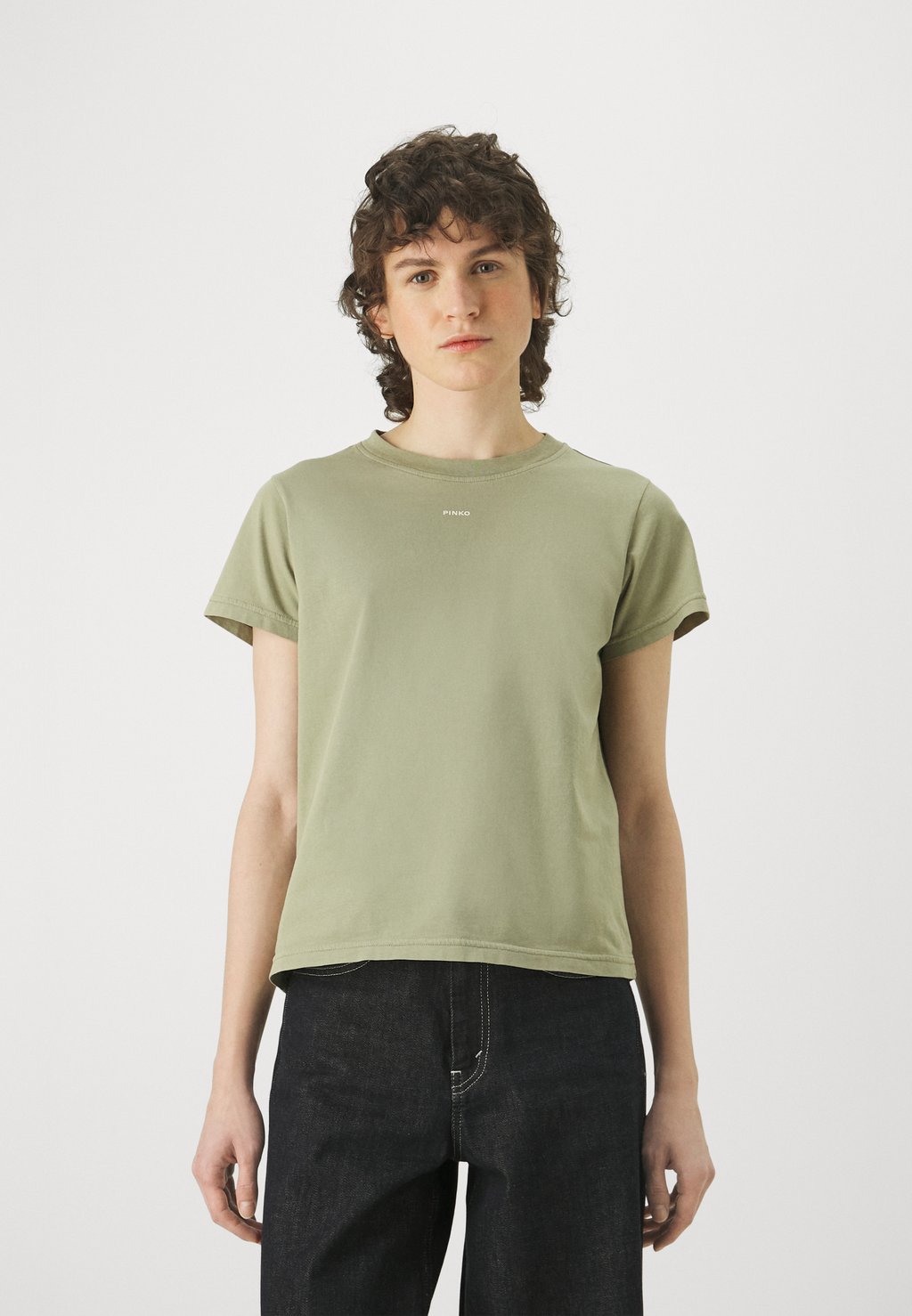 Базовая футболка Pinko, зеленый