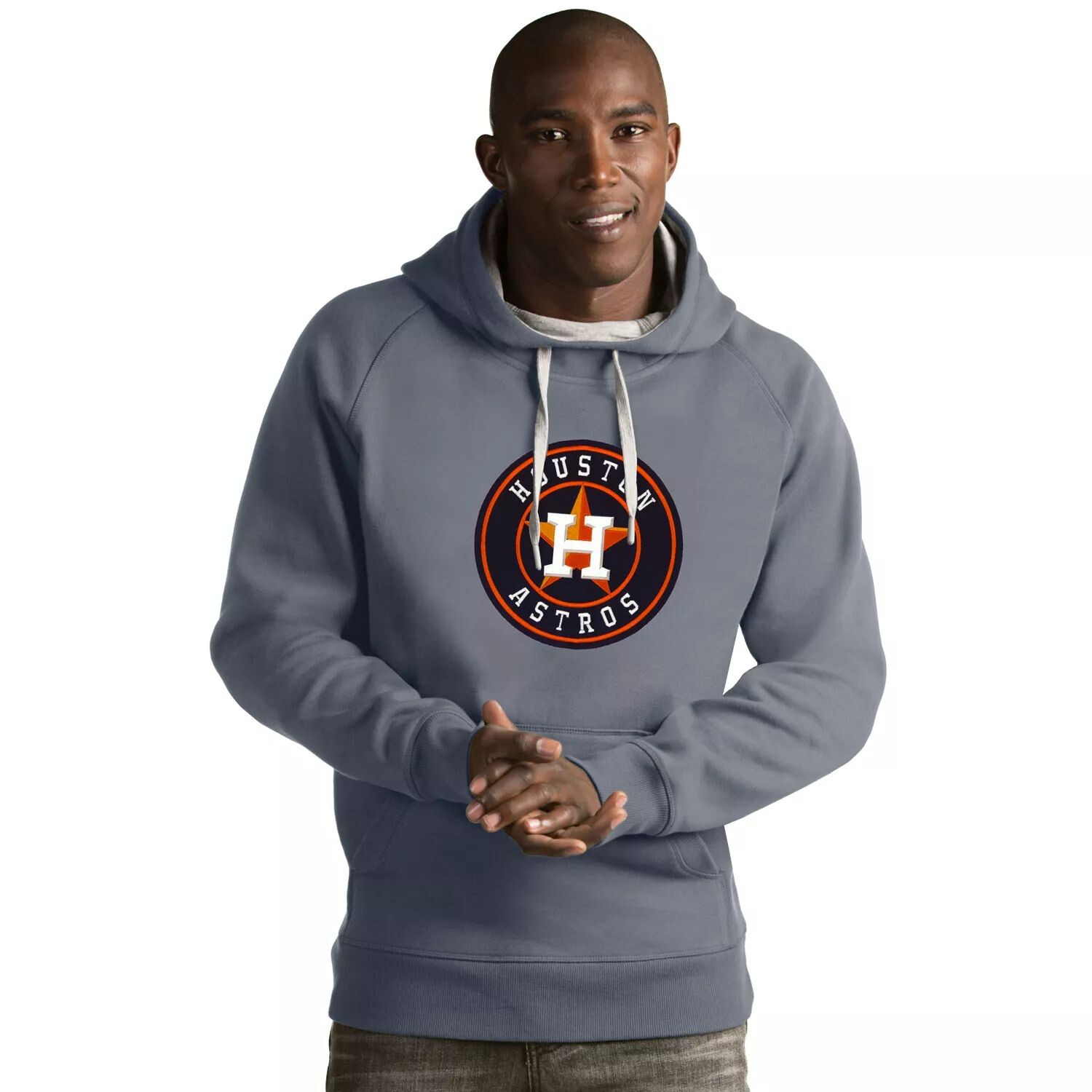 

Мужская толстовка с логотипом Houston Astros Victory Antigua