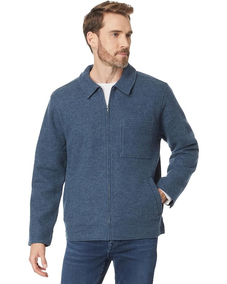 

Куртка Madewell Boiled Wool Chore, цвет Heather Twilight
