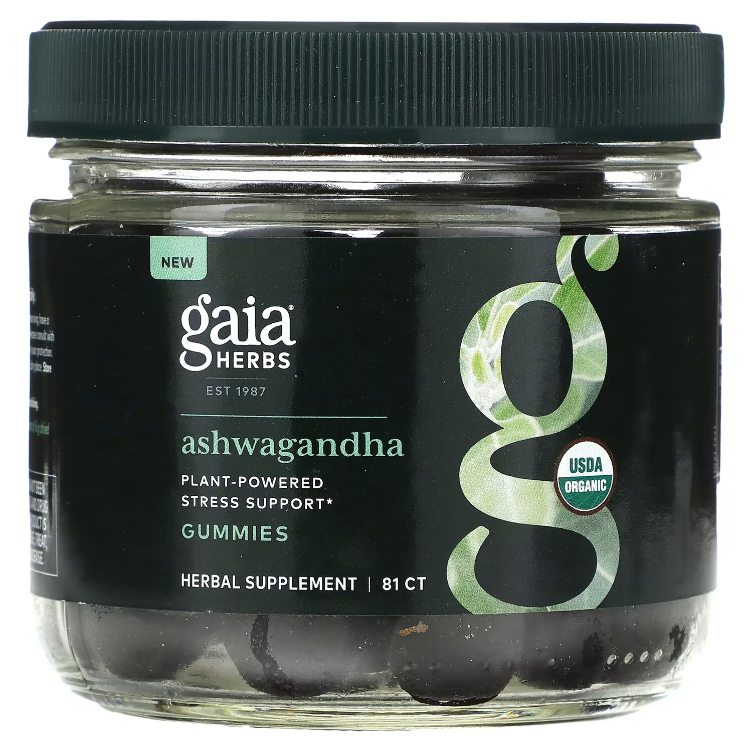 

Пищевая добавка Gaia Herbs Ashwagandha, 81 жевательная резинка
