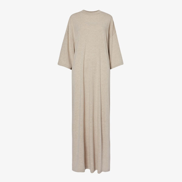 

Платье миди essentials с логотипом и принтом Fear Of God Essentials, цвет core heather