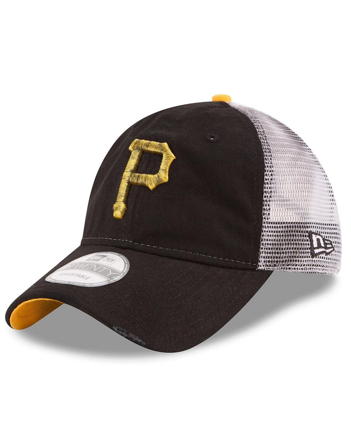 

Мужская черная регулируемая кепка Pittsburgh Pirates Team Rustic 9TWENTY New Era
