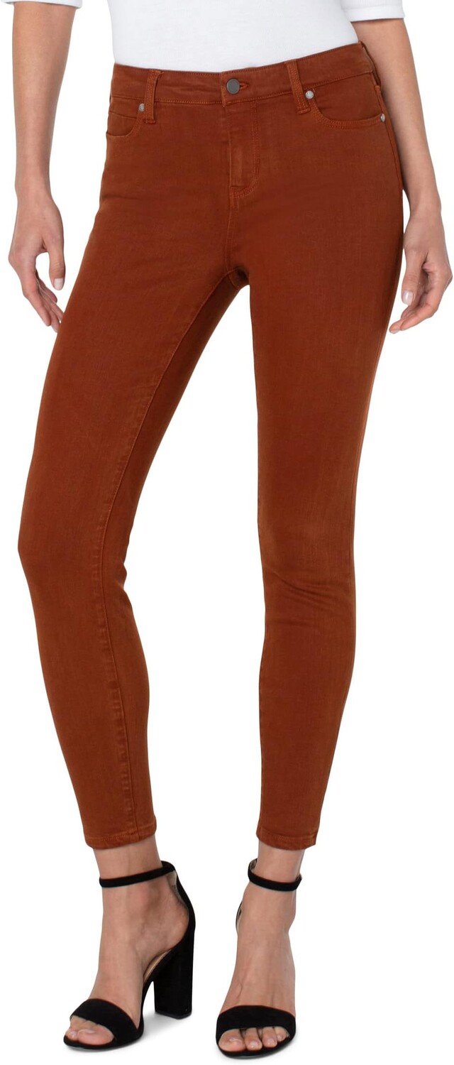 Джинсы Abby Ankle Skinny 28 in Cognac Liverpool Los Angeles, цвет Cognac