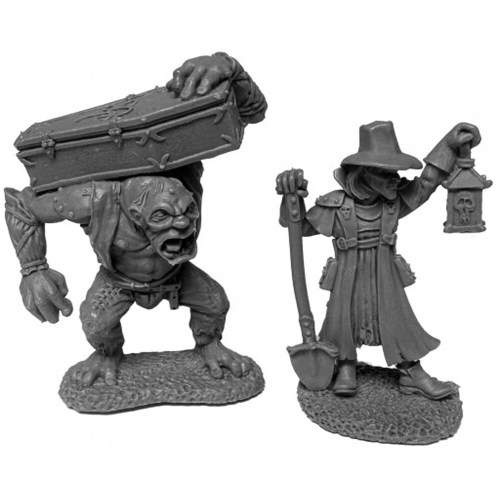 

Миниатюра Reaper Bones Black: Gravedigger & Henchman