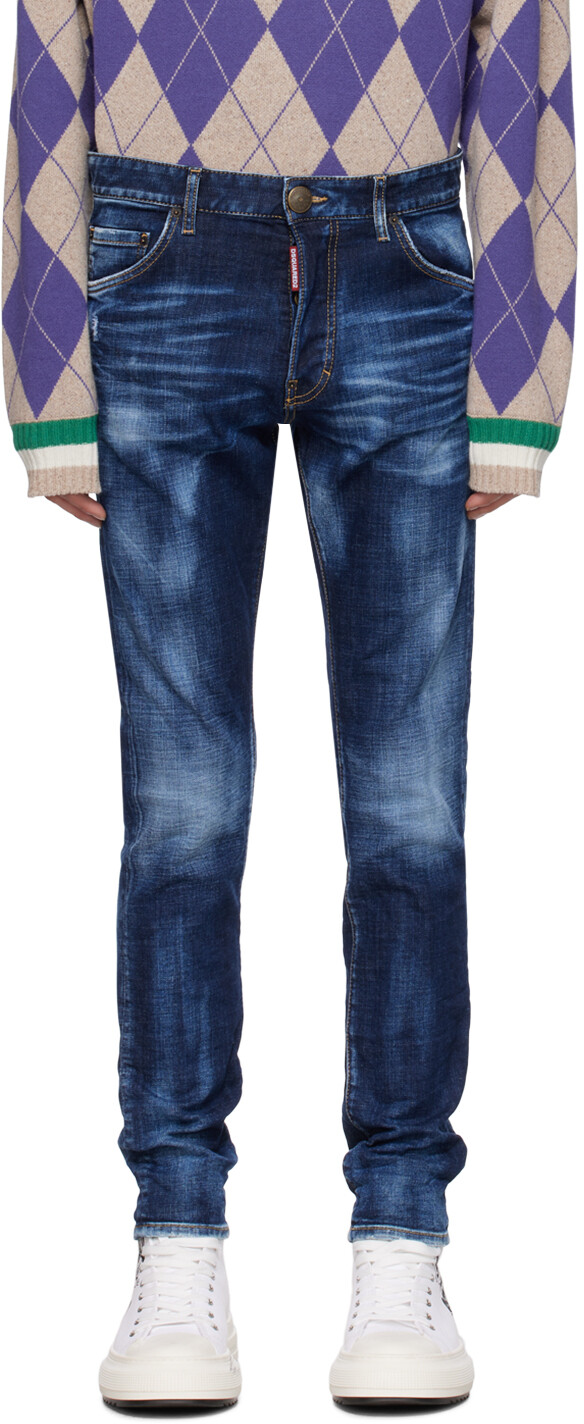 

Синие джинсы Cool Guy Темно-синие Dsquared2