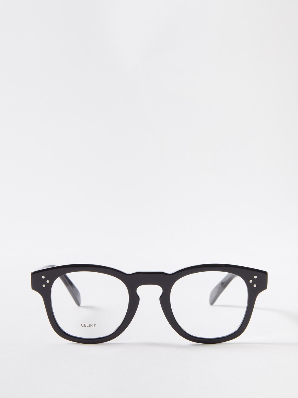 

Квадратные очки из ацетата Celine Eyewear, черный