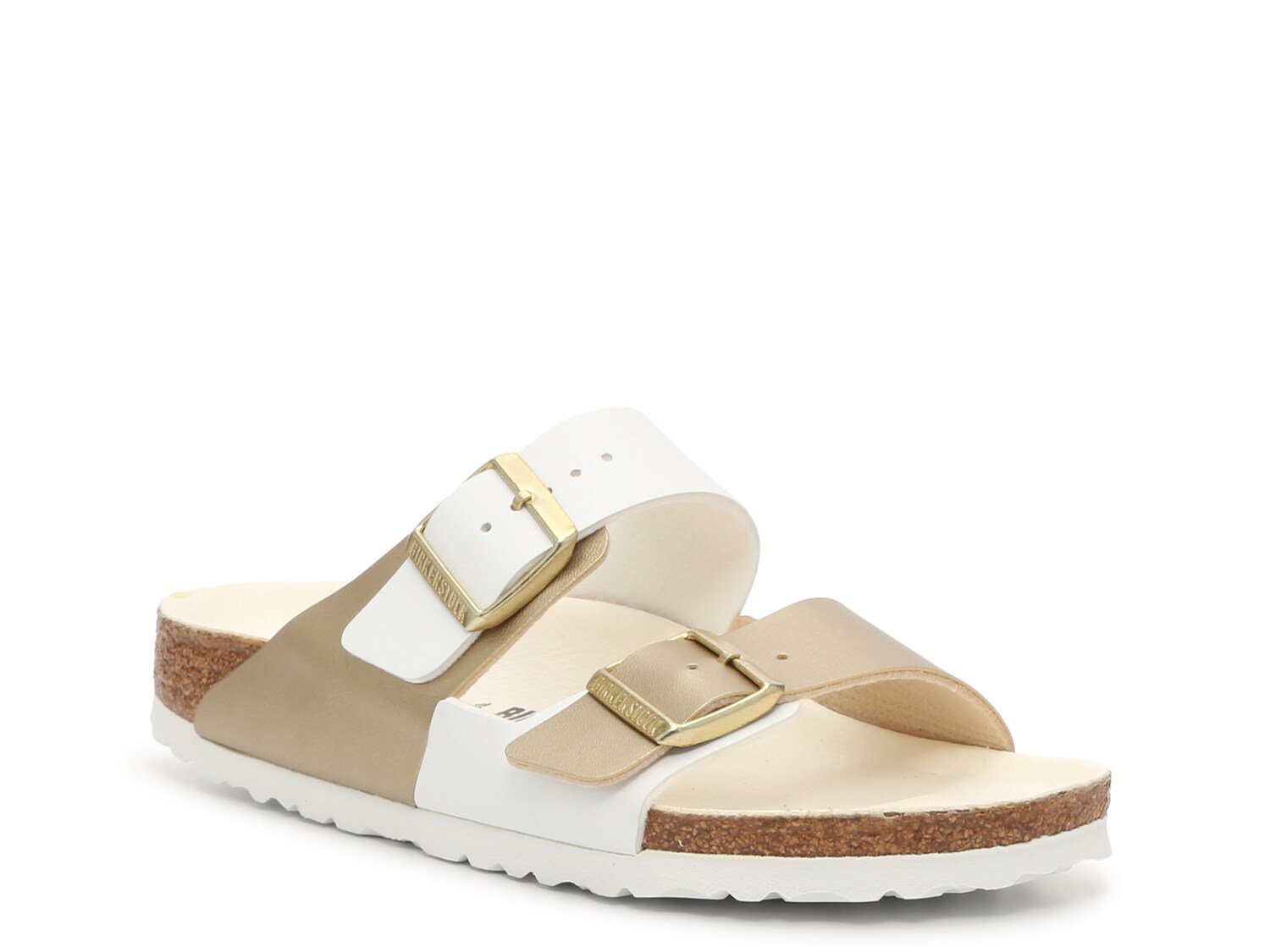 

Сандалии женские Birkenstock Arizona, белый / бежевый