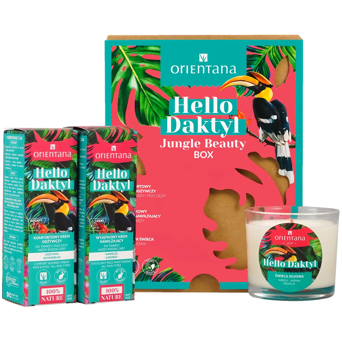 

Набор: крем питательный для лица и глаз Orientana Hello Daktyl, 1 шт.