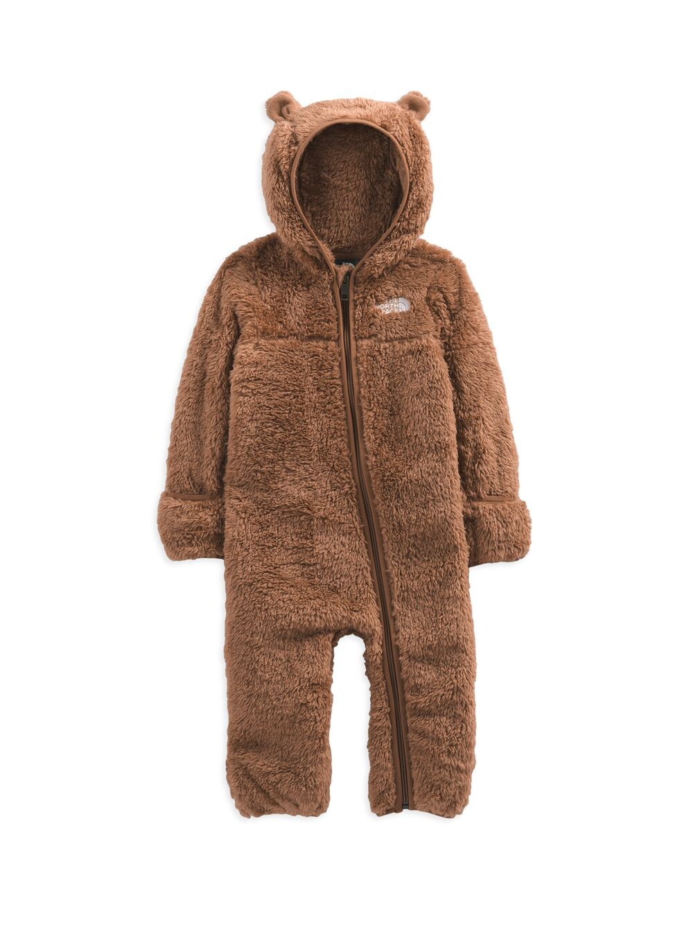 

Детские флисовые комбинезоны с капюшоном The North Face, коричневый