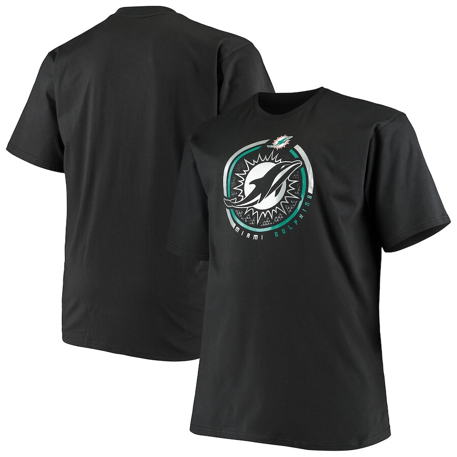 

Футболка с коротким рукавом Fanatics Branded Miami Dolphins, черный
