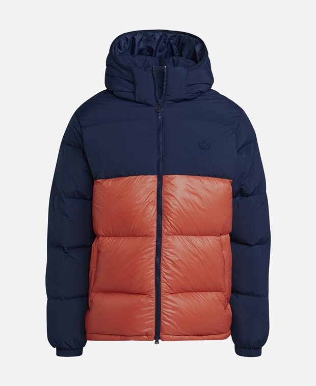 

Пуховик adidas Originals, темно-синий