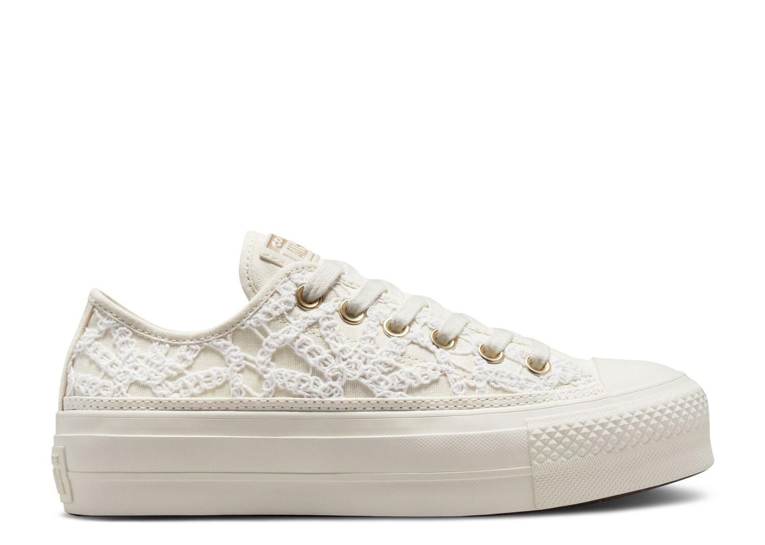 

Кроссовки Converse Wmns Chuck Taylor All Star Lift Platform Low 'Daisy Cord', белый