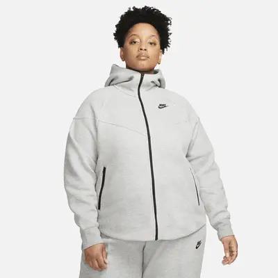 

Толстовка Nike Sportswear Tech Fleece Windrunner, цвет Dark Grey Heather/Black