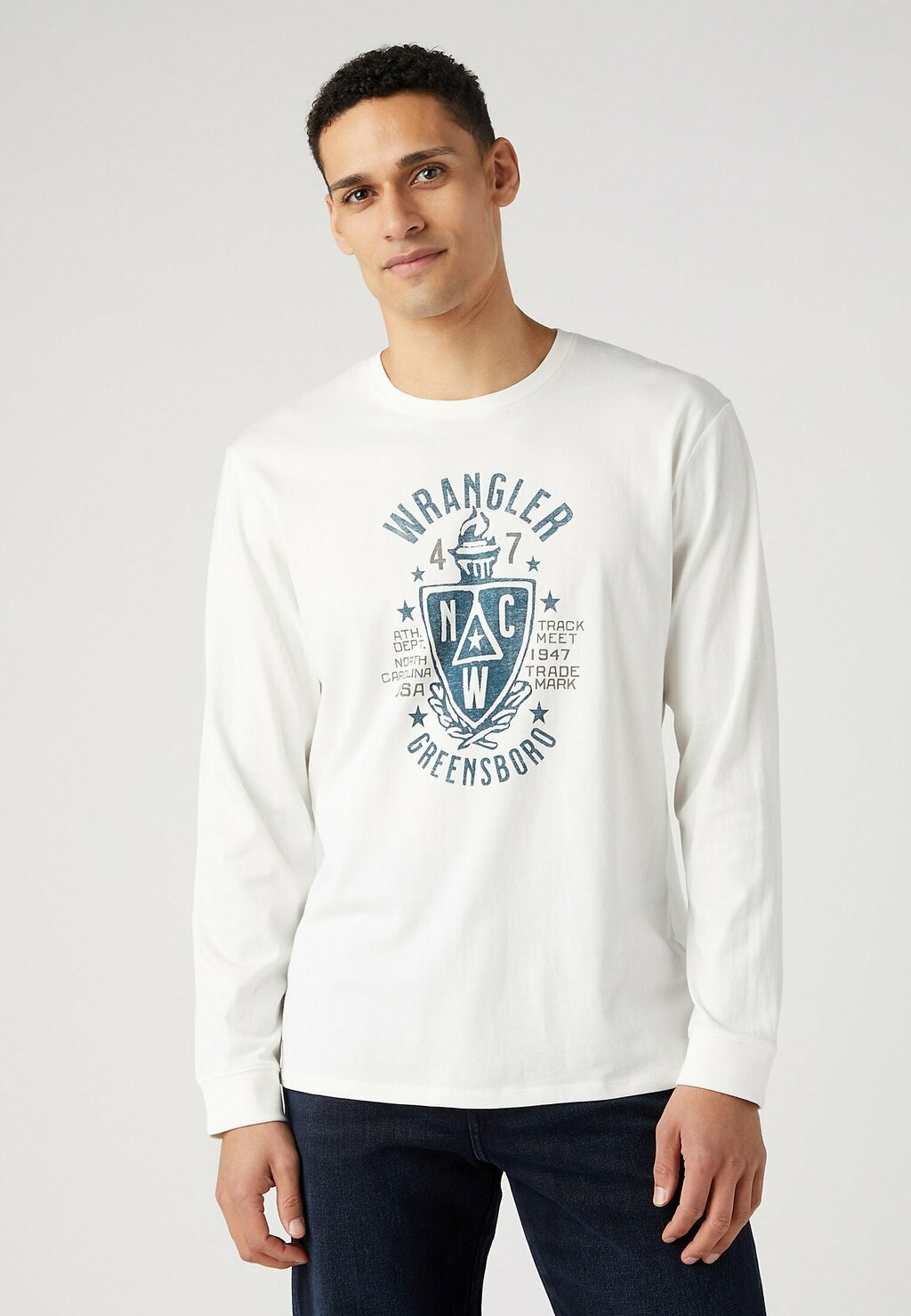 

Футболка с длинным рукавом Americana Wrangler, цвет whisper white
