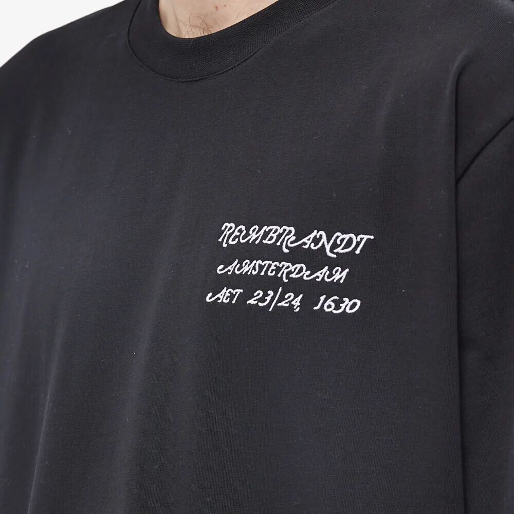 

Jw Anderson Футболка оверсайз Rembrandt, черный