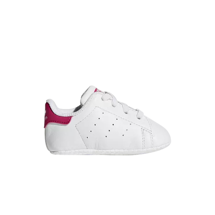 Кроссовки Adidas Stan Smith Crib 'White Pink', белый цена и фото