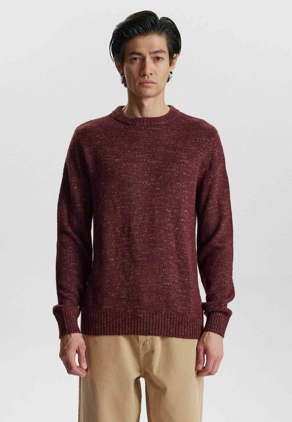 

Джемпер SUNE SPACE CREW NECK Anerkjendt, темно-фиолетовый