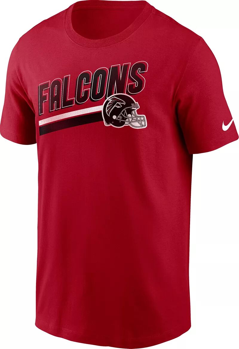 Мужская красная футболка Nike Atlanta Falcons Blitz Helmet