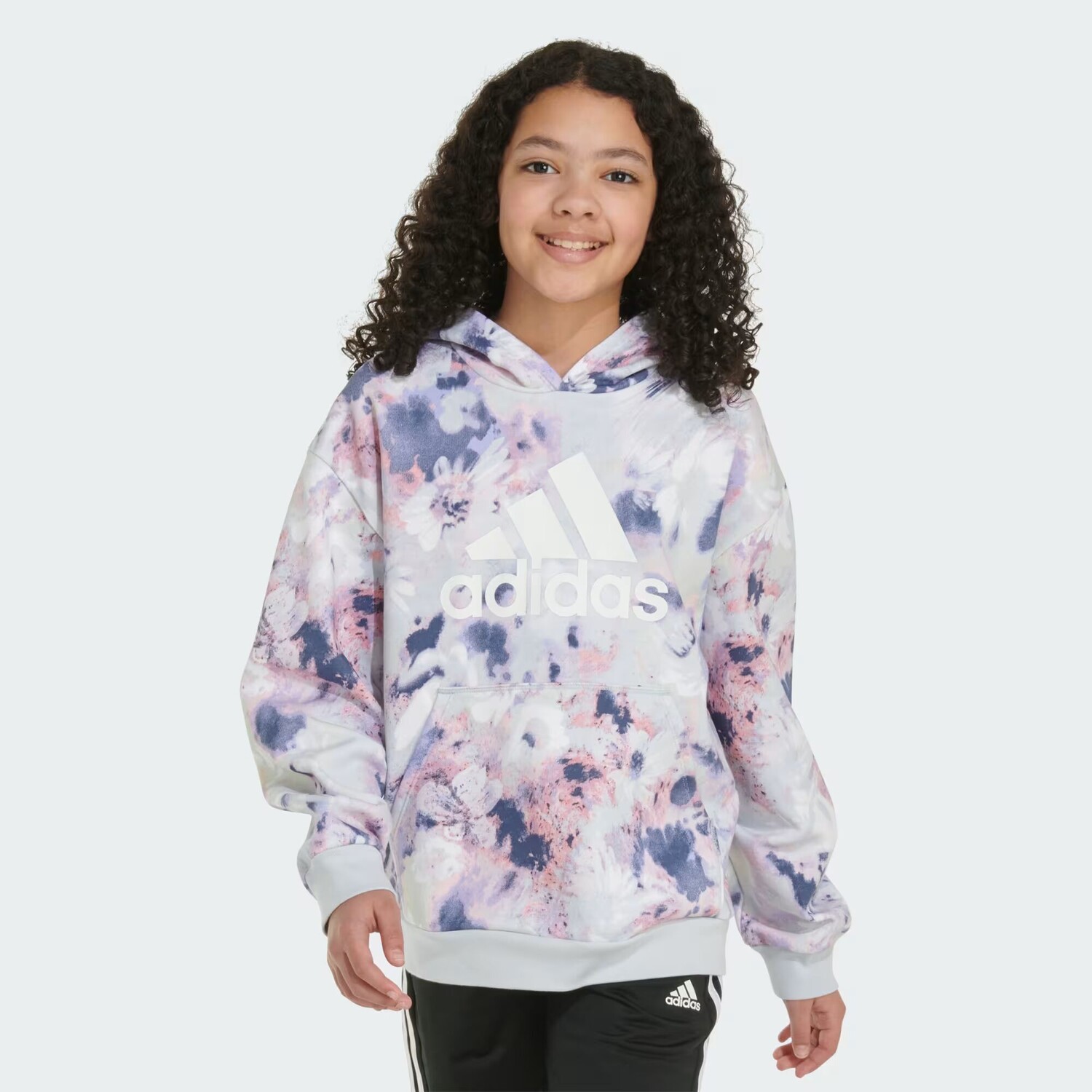 

Худи с длинными рукавами и принтом Adidas, цвет Blue