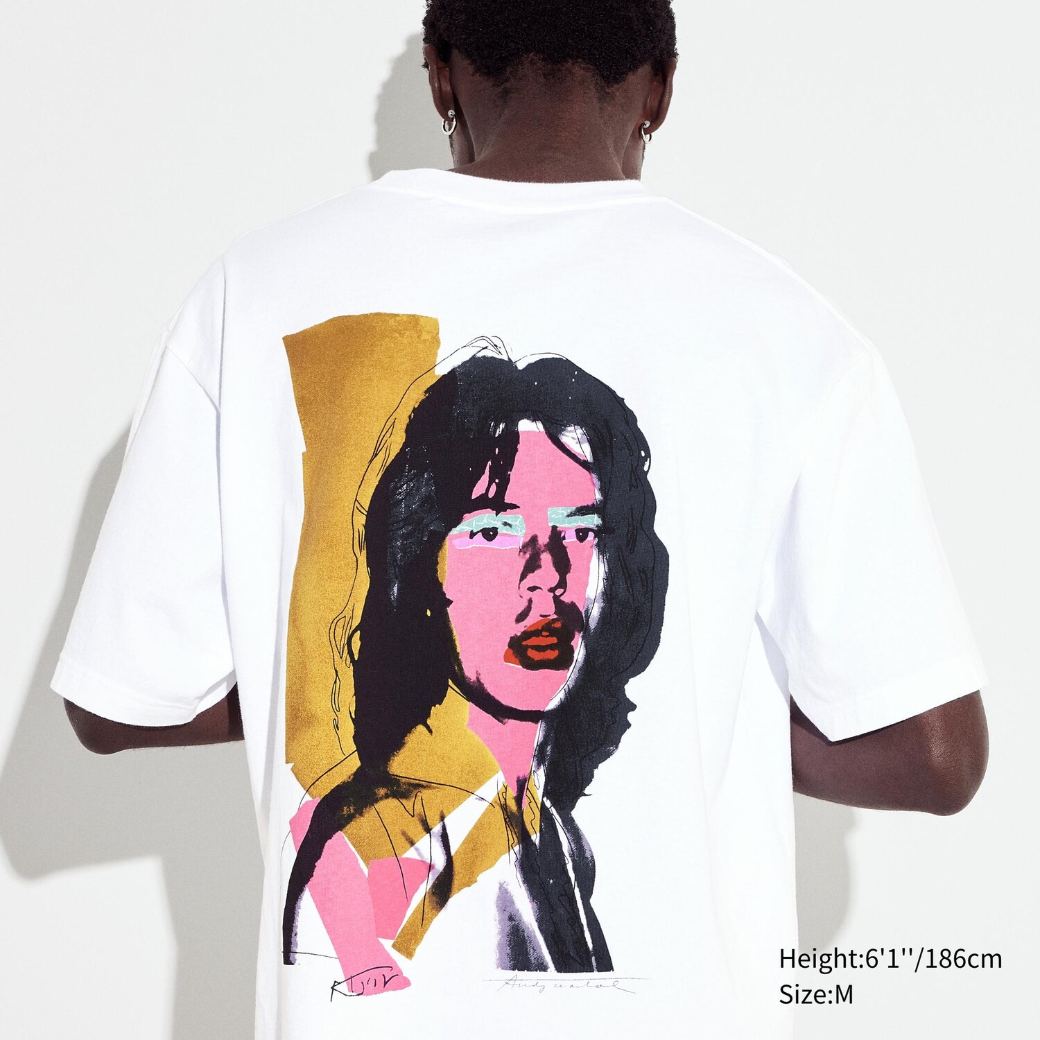 

Футболка Uniqlo Andy Worhol Ut с графикой, белый