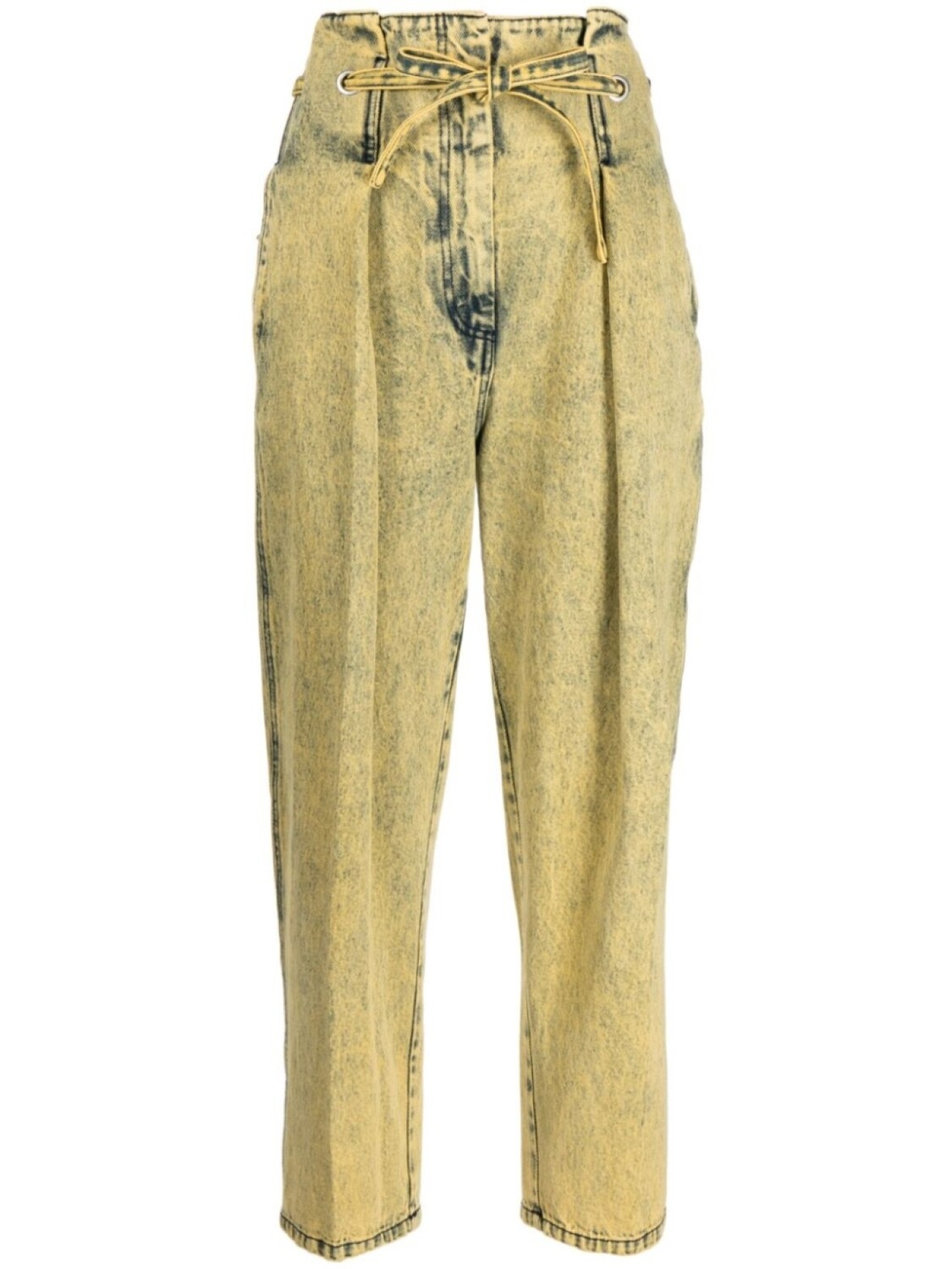 

Укороченные джинсы со складками 3.1 Phillip Lim, желтый
