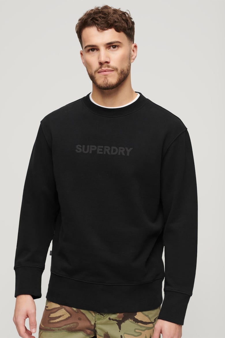 Свободная толстовка с логотипом Superdry, черный