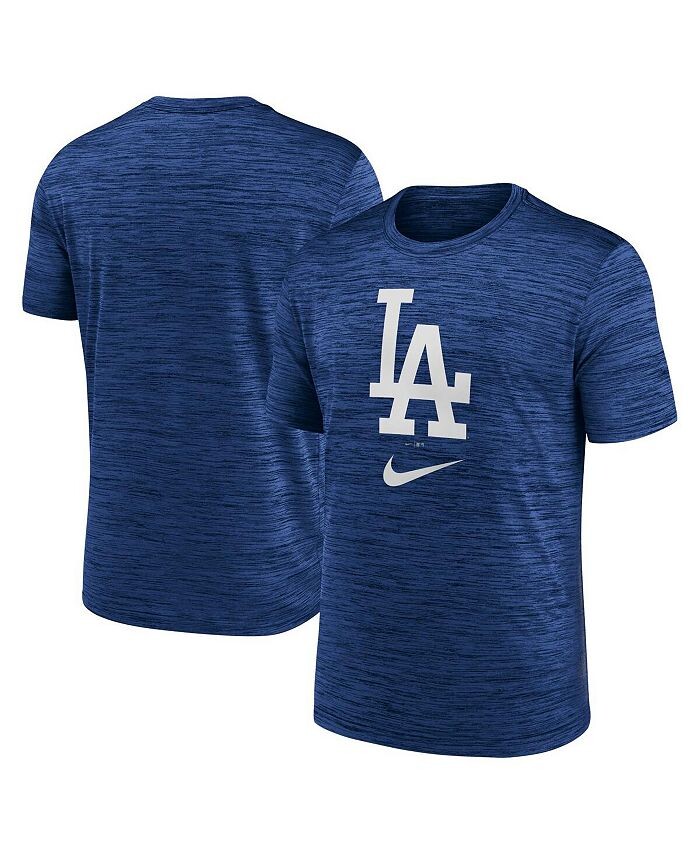 

Мужская футболка с логотипом Royal Los Angeles Dodgers Velocity Performance Nike, синий