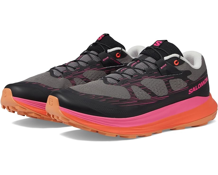 

Кроссовки Salomon Ultra Glide 2, цвет Plum Kitten/Black/Pink Glo