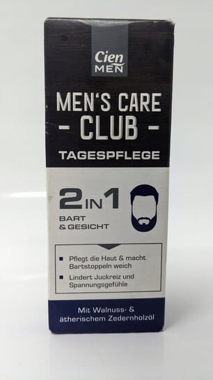 

Дневной крем 2в1 для лица и бороды, 50мл Men's Care Club, inna
