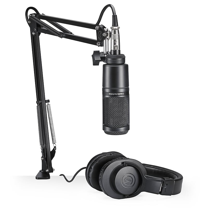 

Комплект конденсаторных микрофонов Audio-Technica AT2020USB+PK Podcast Bundle