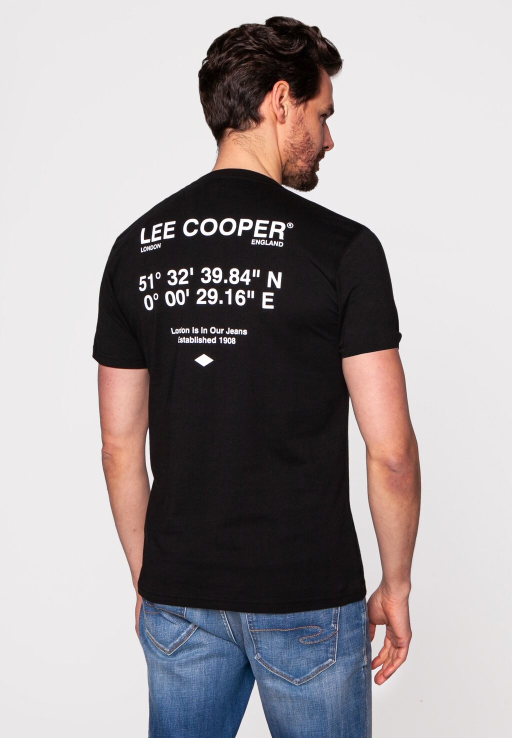 

Футболка с принтом Lee Cooper, черный