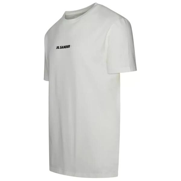 

Футболка white cotton t-shirt Jil Sander, белый