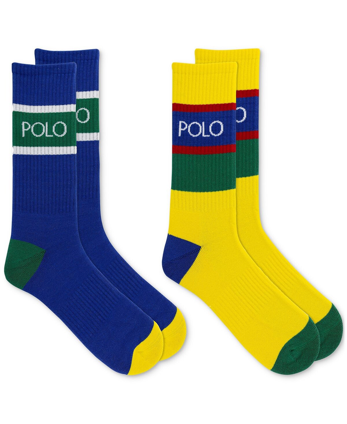 

Мужские носки в полоску с логотипом, 2 пары Polo Ralph Lauren