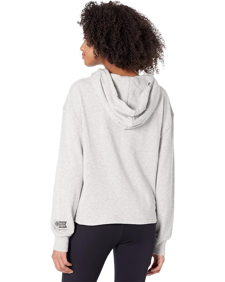 

Худи Salty Crew Sand Set Crop Pullover Hoodie, цвет Athletic Heather