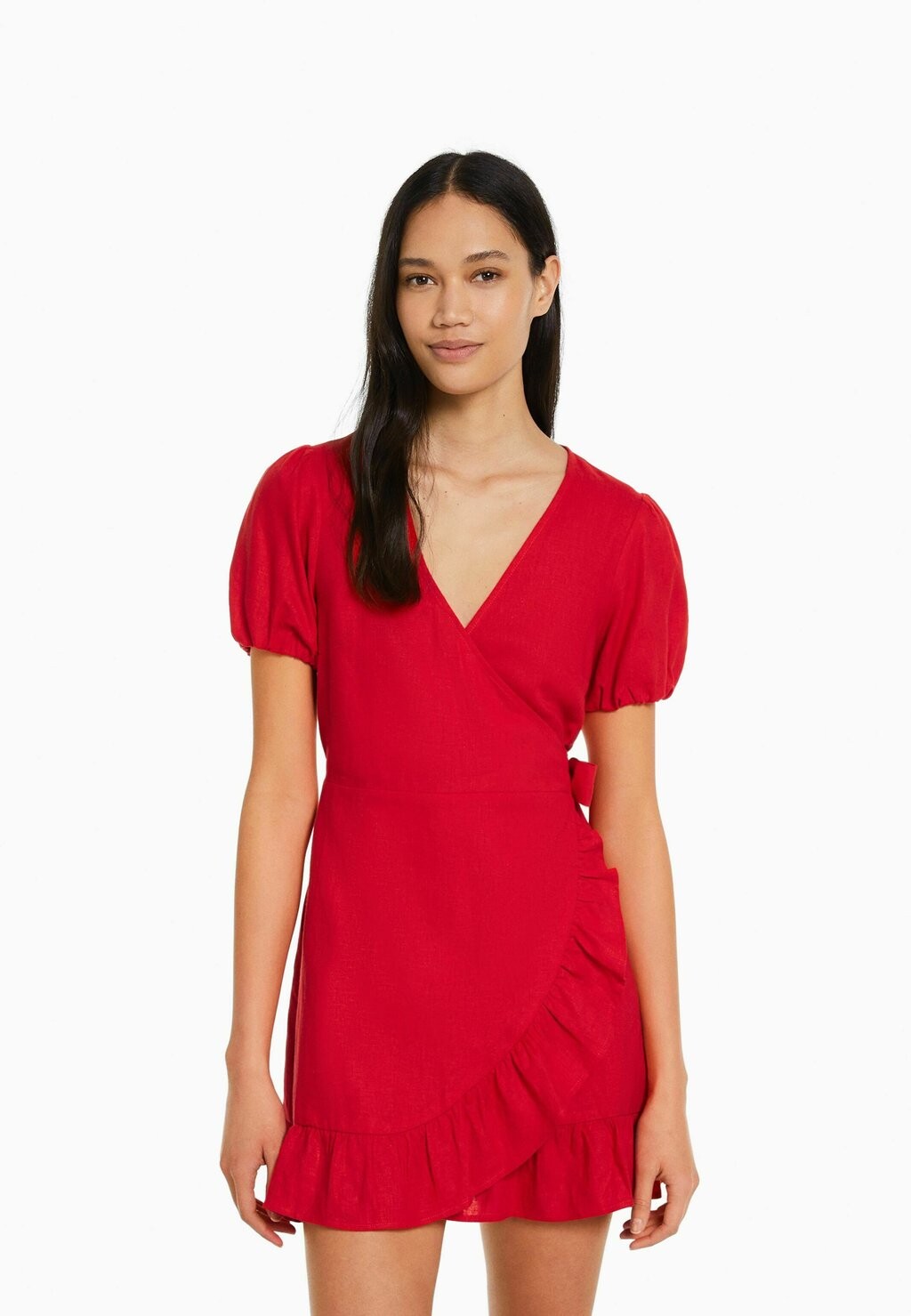 

Летнее платье Bershka, красный