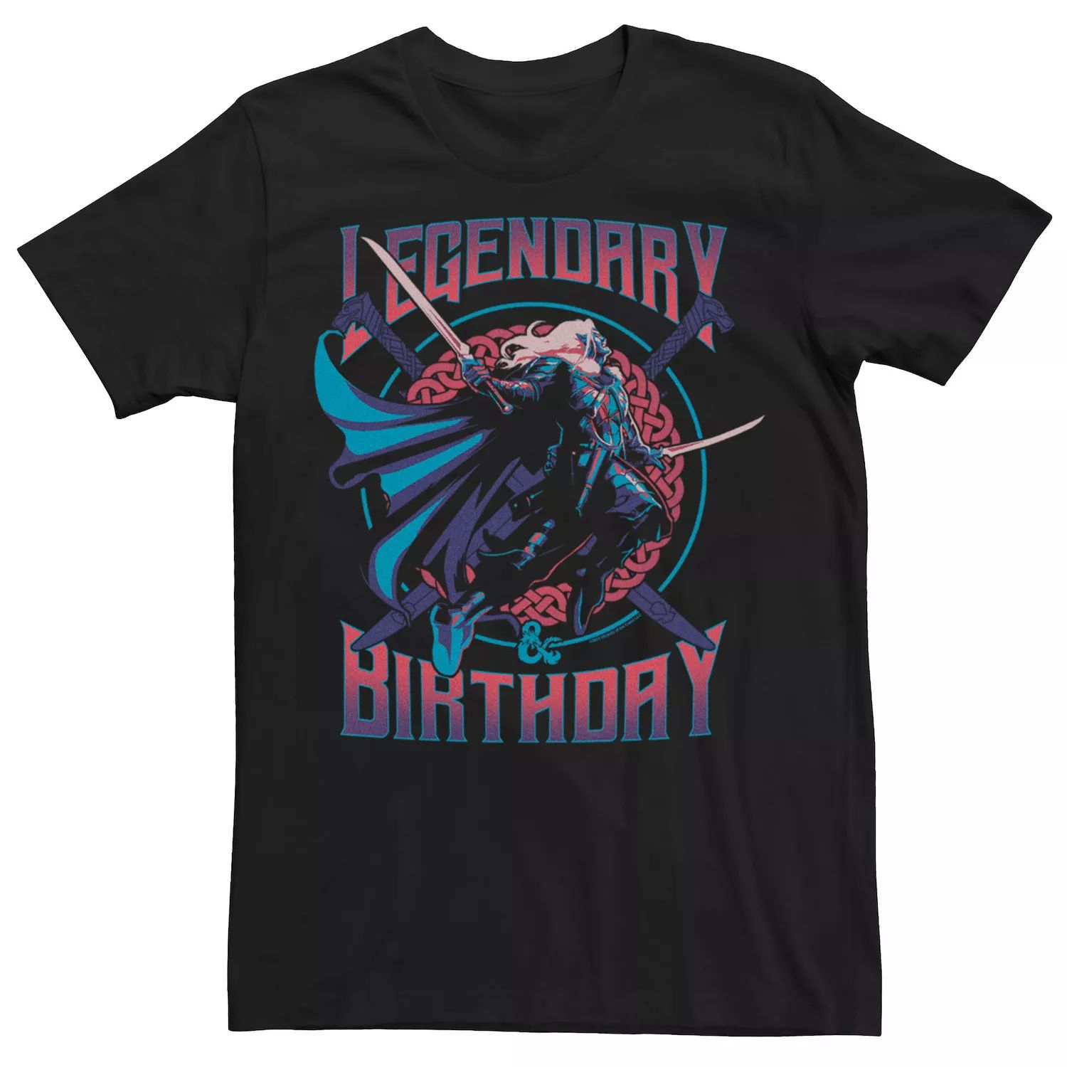 Мужская футболка Wizards Of The Coast Dungeons & Dragons Legendary на день рождения Licensed Character