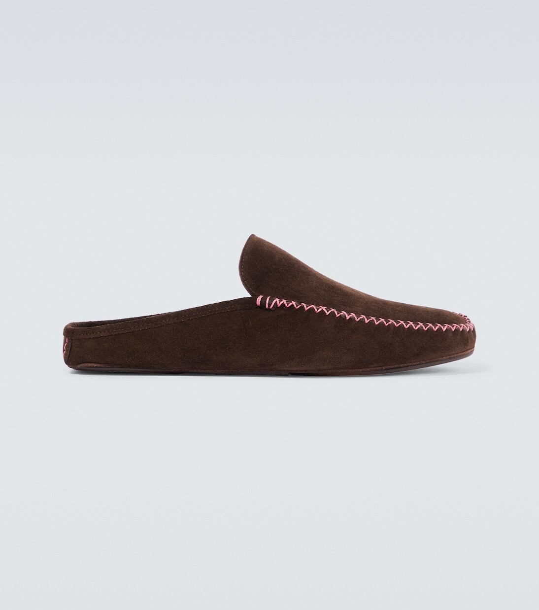 

Замшевые тапочки crawford Manolo Blahnik, коричневый